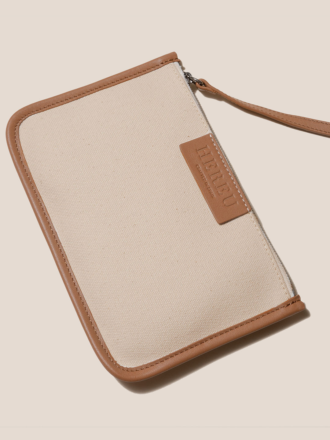 CALELLA SQUARED MEDIUM RAFFIA - Leather-trimmed Tote Bag