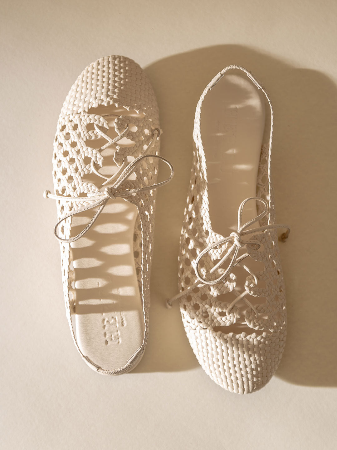 SARDANA - Lace-up Woven Slingback Pump