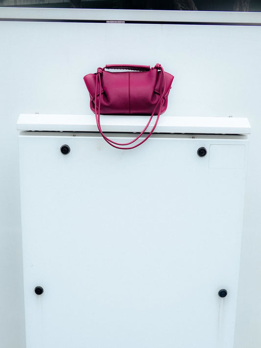 ARTA MINI GRAINY - Pleated Crossbody Bag