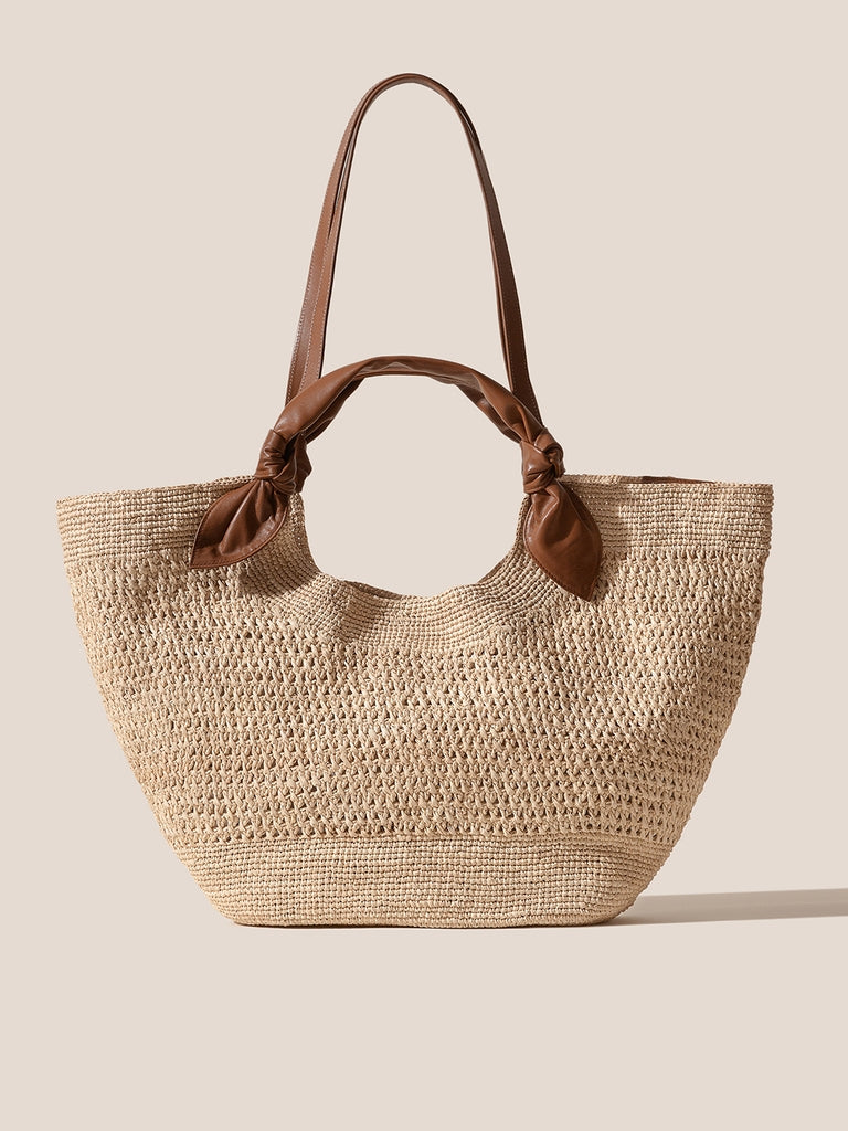 FONOL L Raffia - Crocheted Raffia Basket