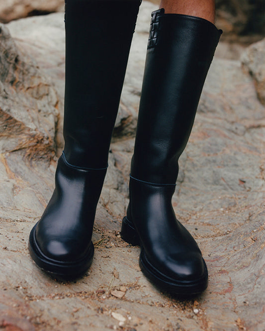 ANELLA - Interwoven Detailed Pull-On Boot