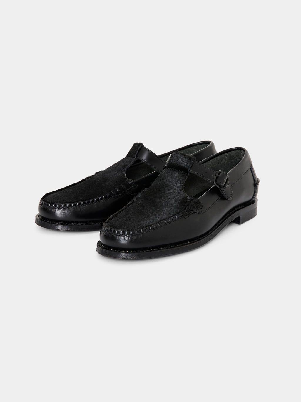 ALBER CALF HAIR - Men's T-bar Loafer <HEREU x MARKAWARE >