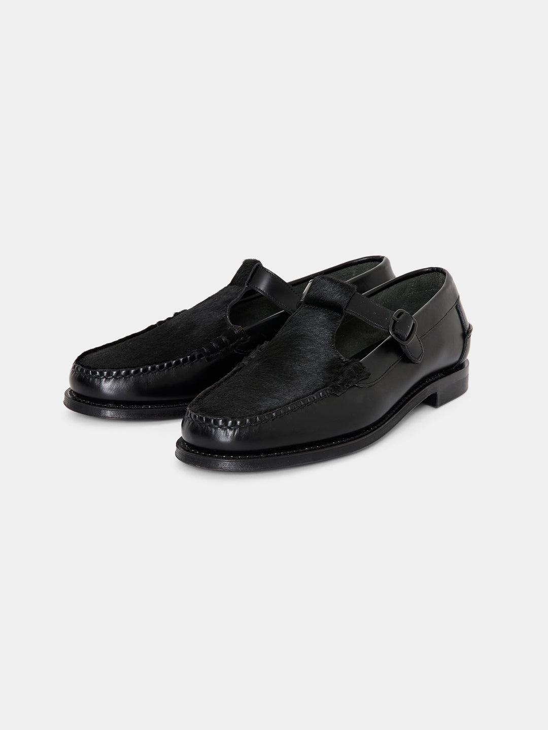 ALBER CALF HAIR - Men's T-bar Loafer <HEREU x MARKAWARE >