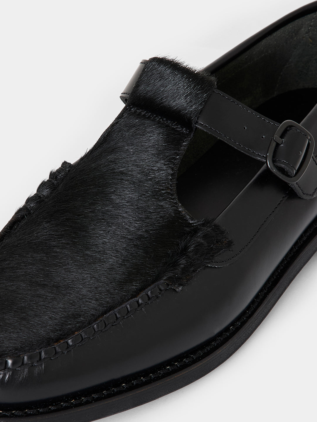 ALBER CALF HAIR - Men's T-bar Loafer <HEREU x MARKAWARE >