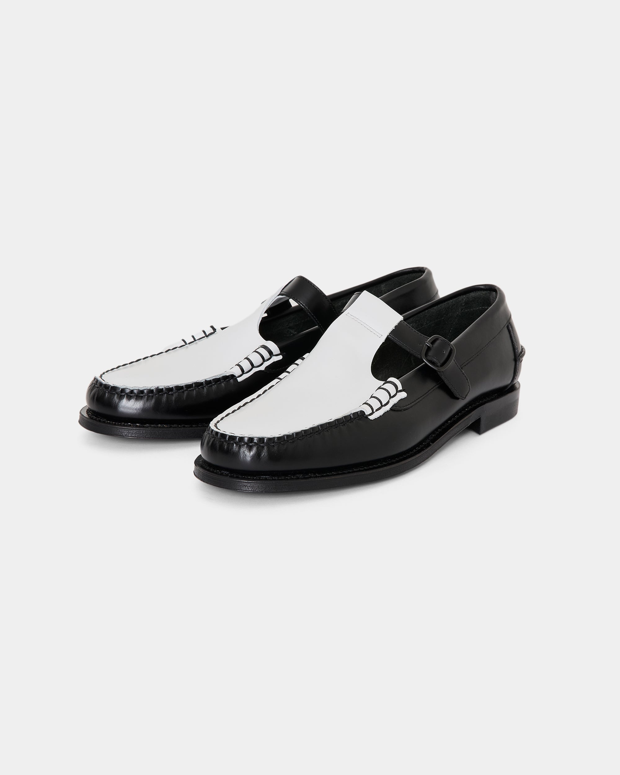 ALBER BICOLOR - Men's T-bar Loafer - HEREU JAPAN Official Online Store