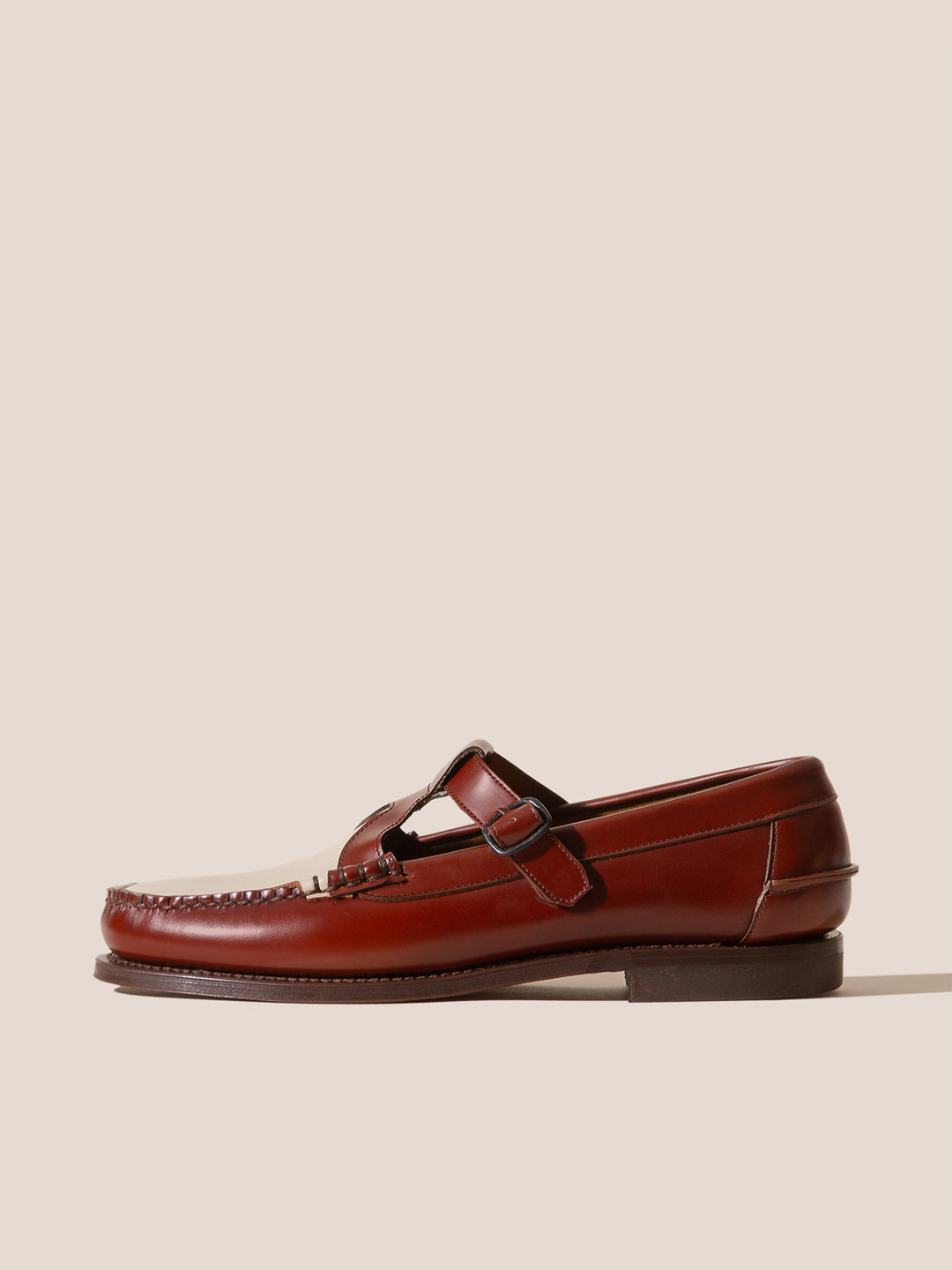 ALBER BICOLOR - Men's T-bar Loafer