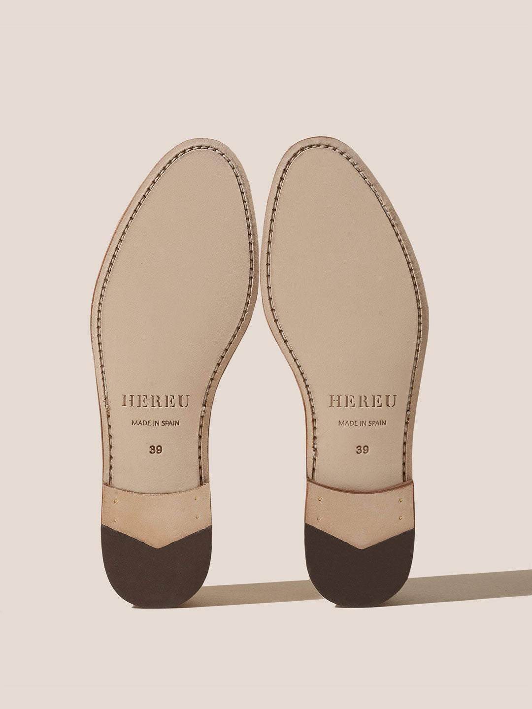 ANANCLA - Cut-Out Slip-On Loafer - Tan - HEREU JAPAN Official