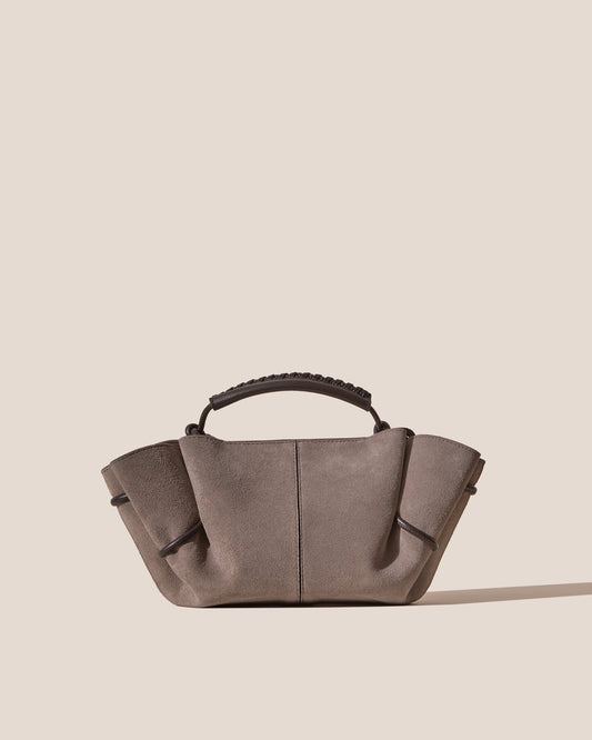 ARTA MINI SUEDE - Pleated Crossbody Bag