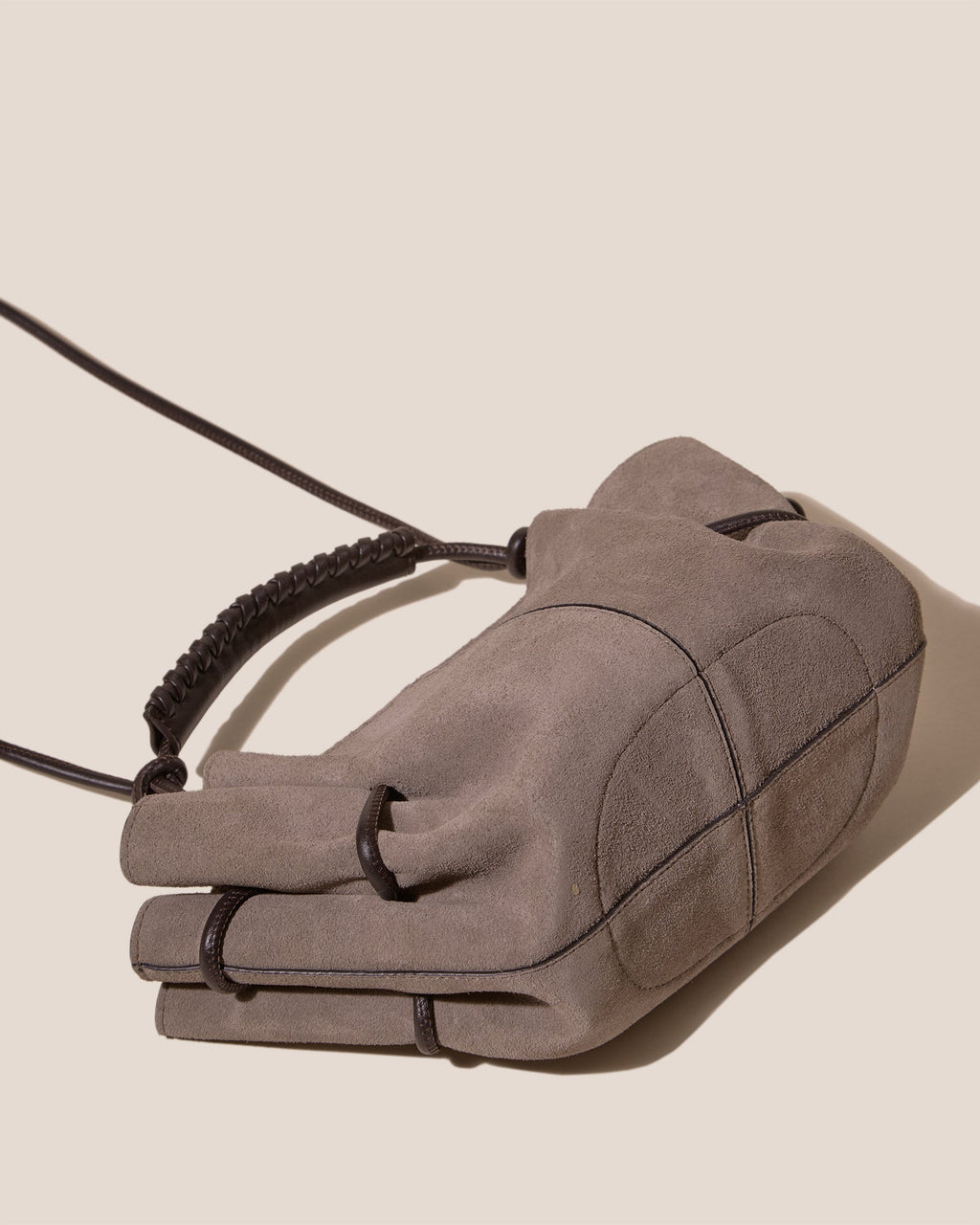 ARTA MINI SUEDE - Pleated Crossbody Bag