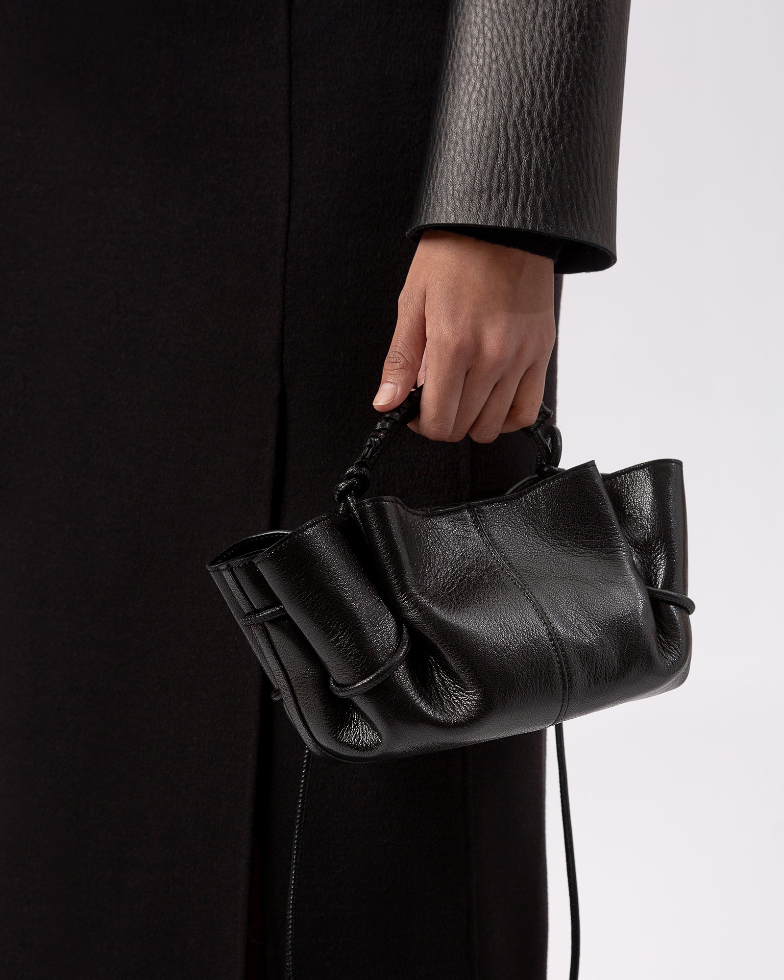ARTA MINI - Pleated Crossbody Bag - HEREU JAPAN Official Online Store
