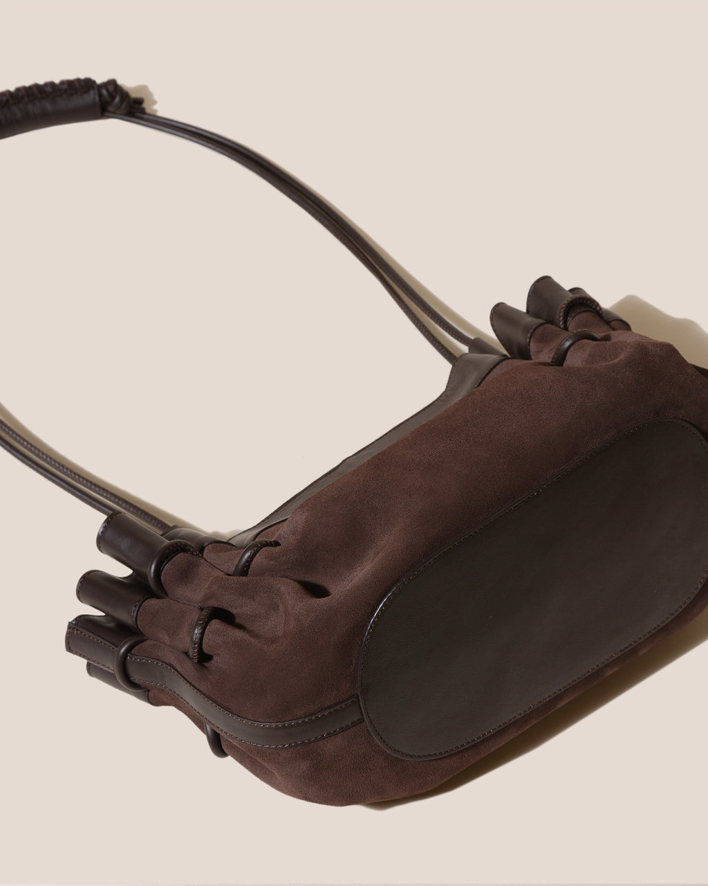 ARTA SUEDE - Pleated Shoulder Bag