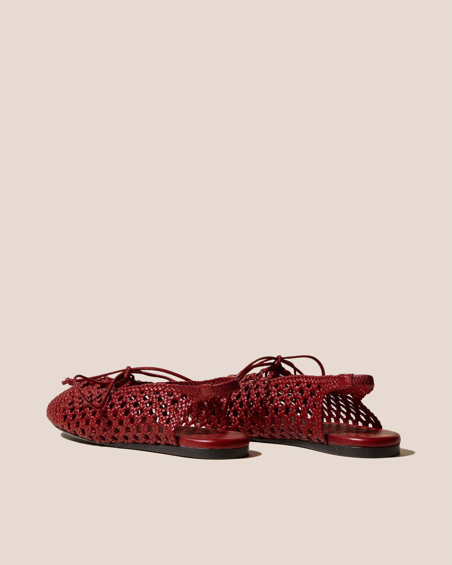 SARDANA - Lace-up Woven Slingback Pump