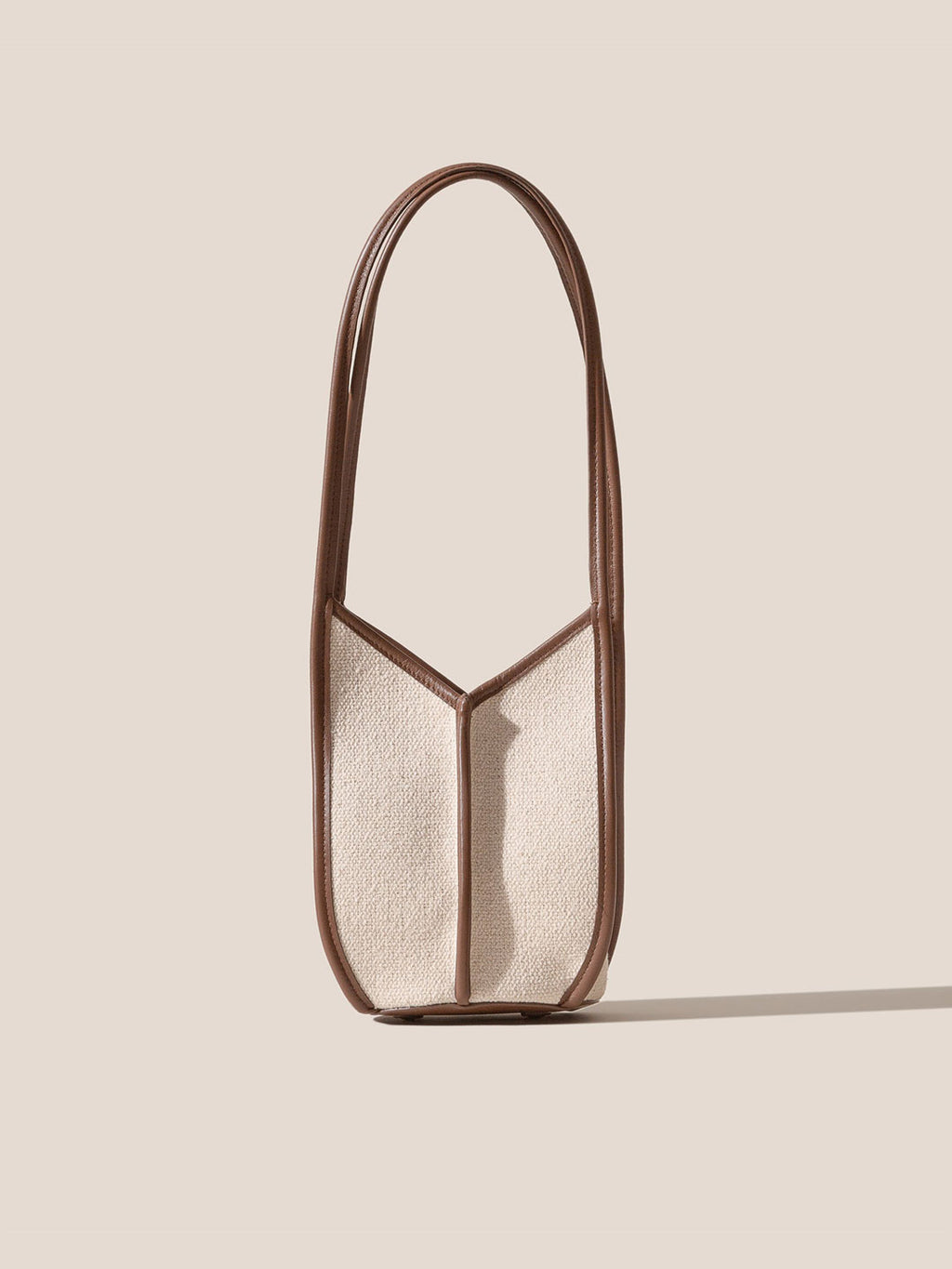 【予約販売】CALELLA BUCKET CANVAS - Leather-trimmed Shoulder Bag