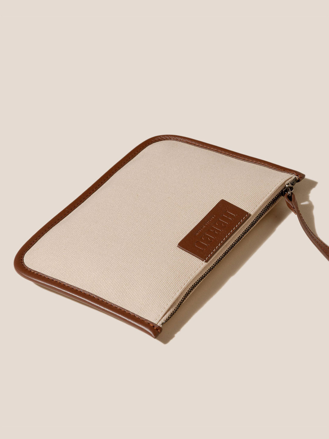 CALELLA SOFT VISCOSE - Leather-trimmed Tote Bag