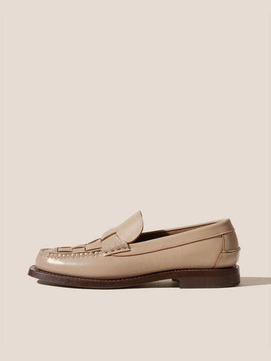 NOMBELA - Interwoven detail slip-on loafer