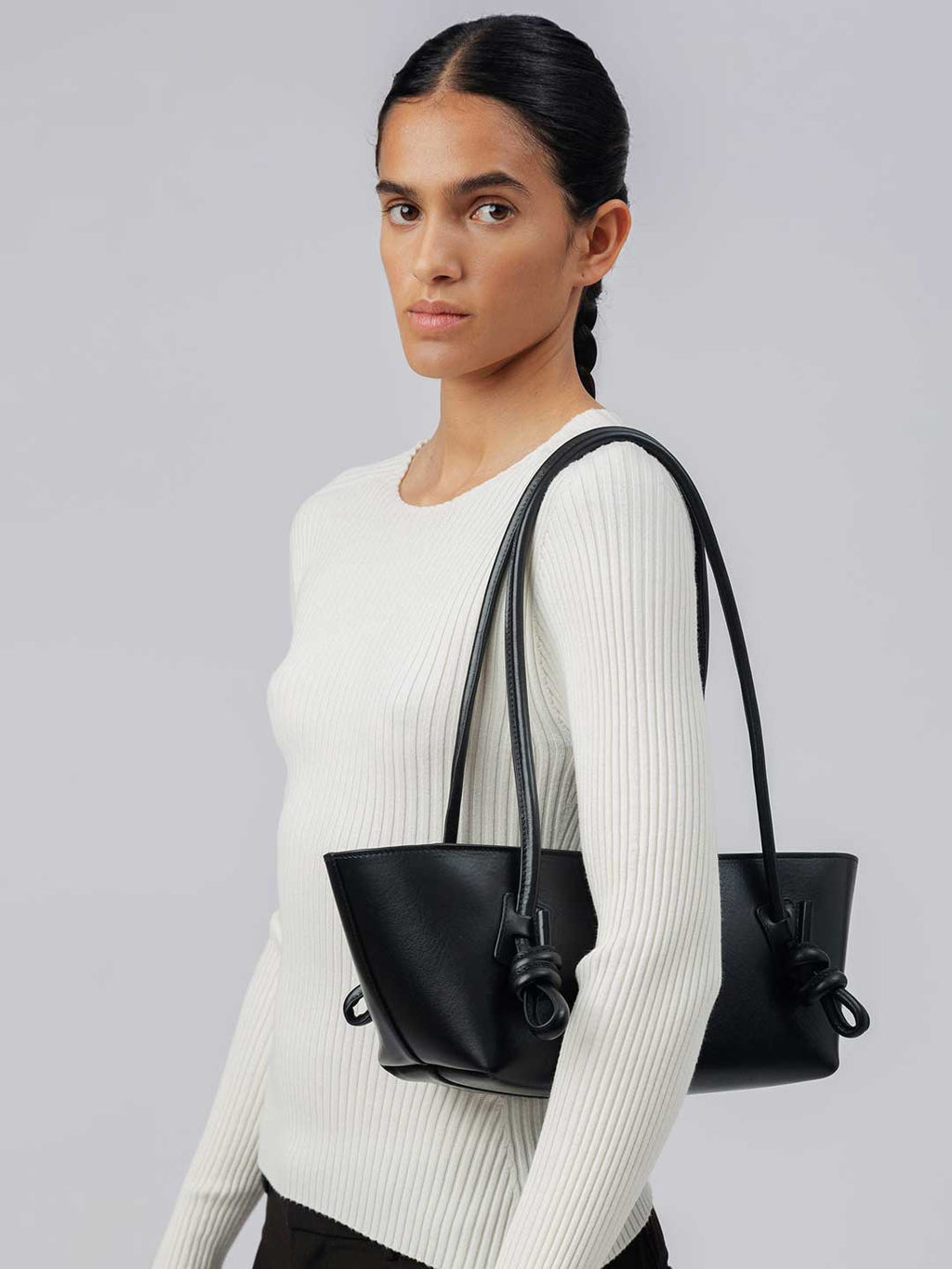 FLECA - Knotted - Handle Shoulder Bag