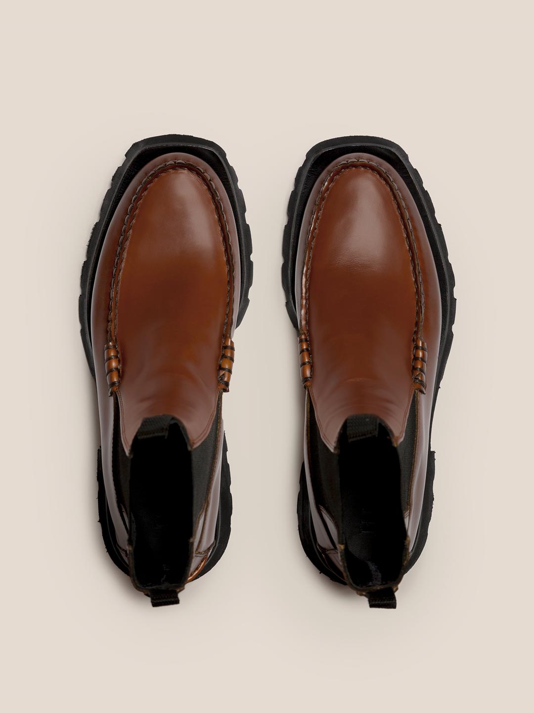 ALDA SPORT - Tread Sole Mid-Calf Chelsea Boot