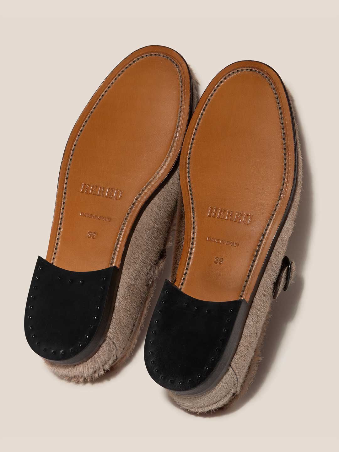 ALBER CALF HAIR - T-bar Loafer - HEREU JAPAN Official Online