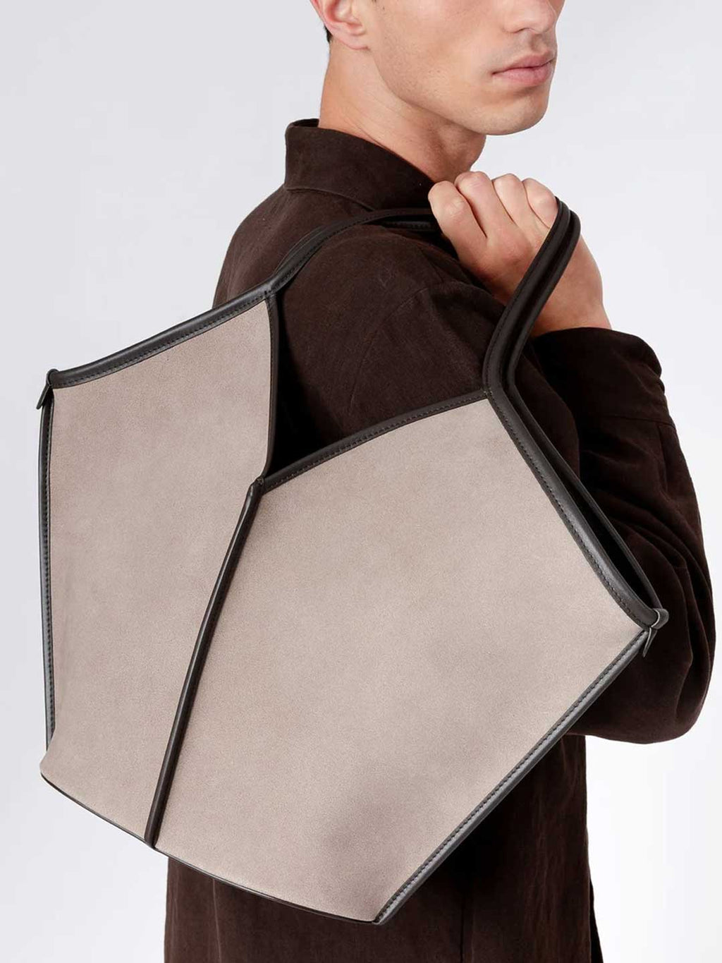 CALELLA SUEDE - Calf Suede Tote Bag