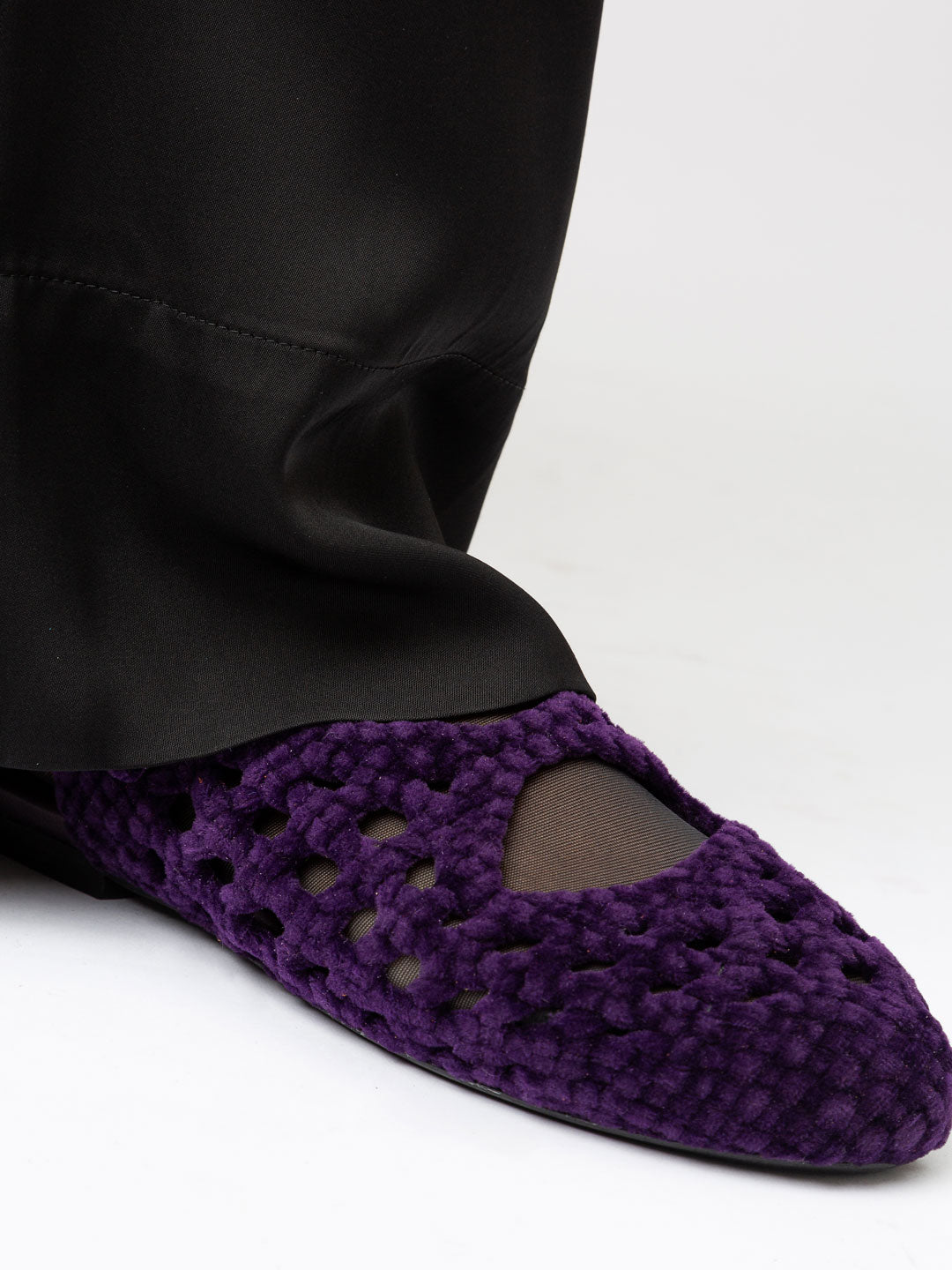 EMPURIA VELVET - Woven Slingback Sandal - HEREU JAPAN Official