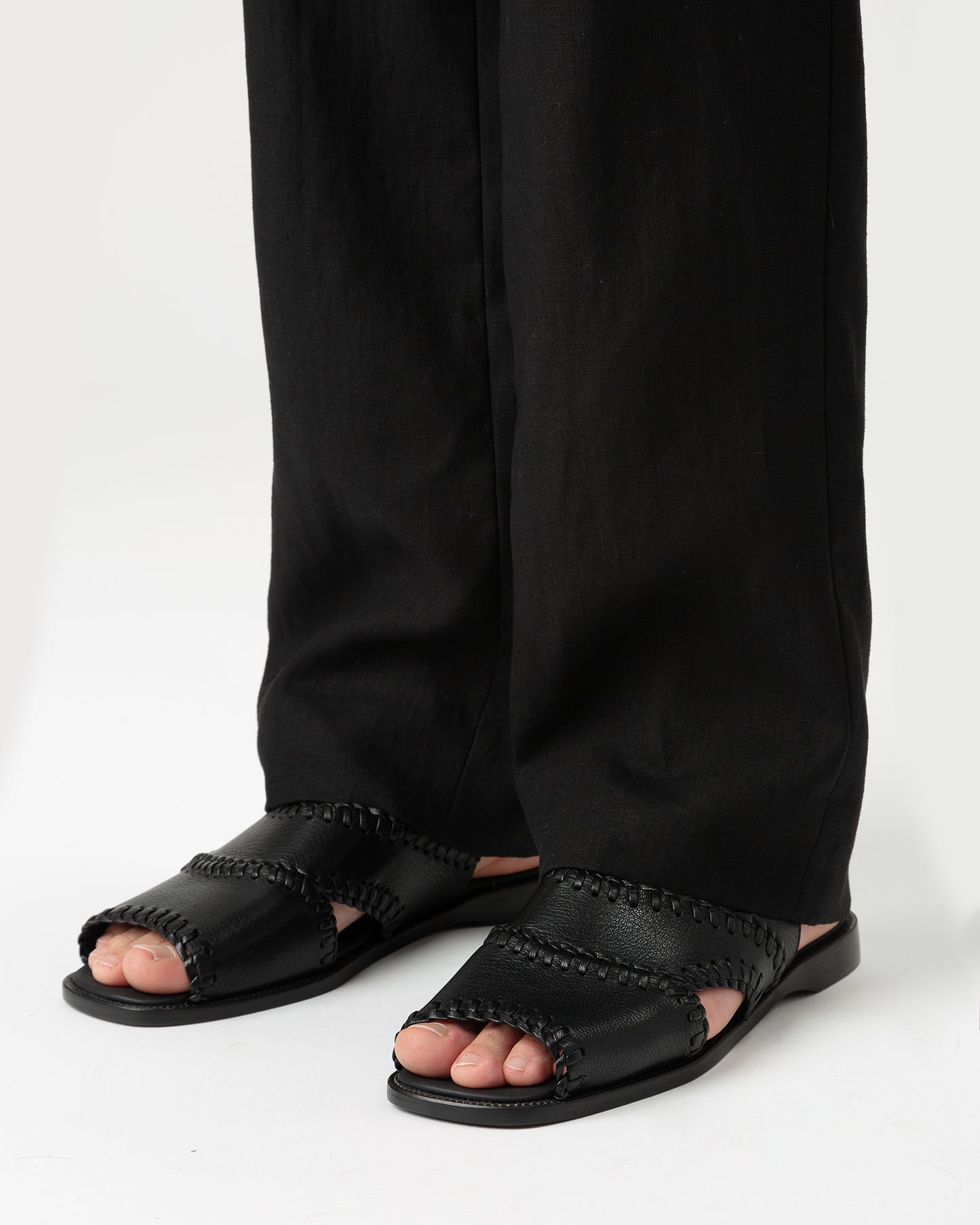 SASTRE SANDAL SUEDE - Men's Braided Seam Sandal