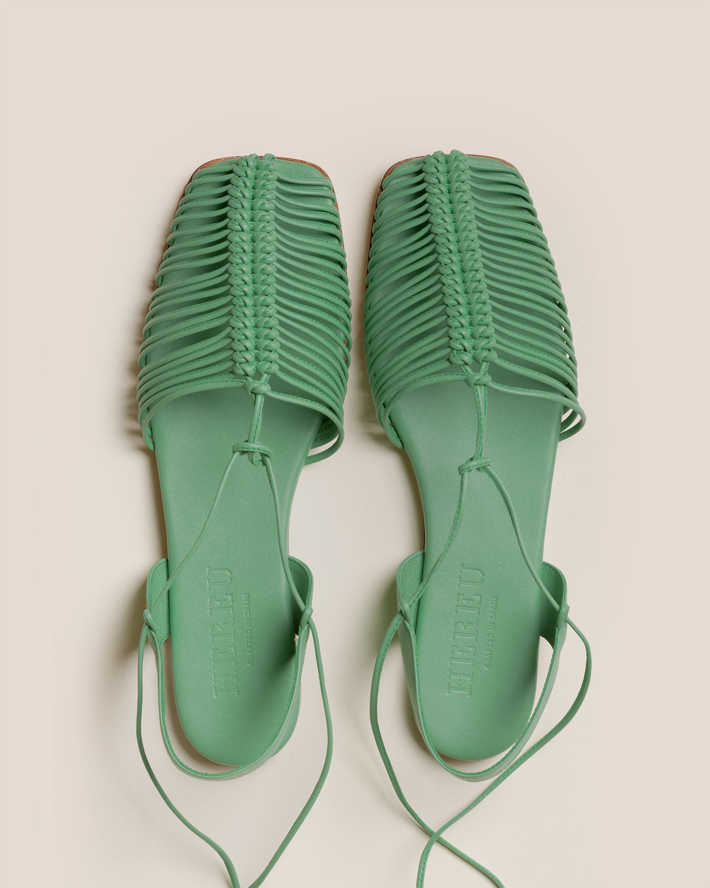 CALMA - Squared Toe Knotted Sandal
