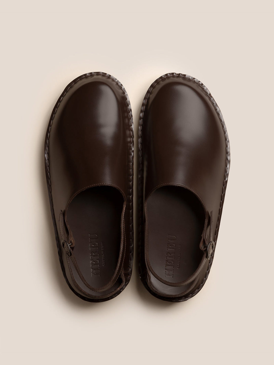 CARGOL - Men's Whipstitched Slingback Clog