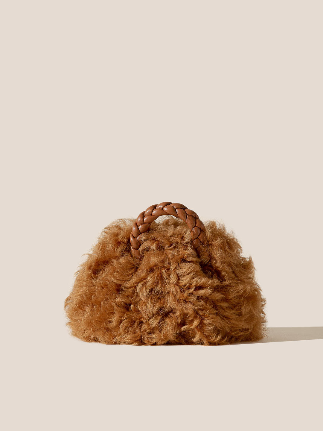 BOMBON LONG HAIR SHEARLING - Small Crossbody Bag