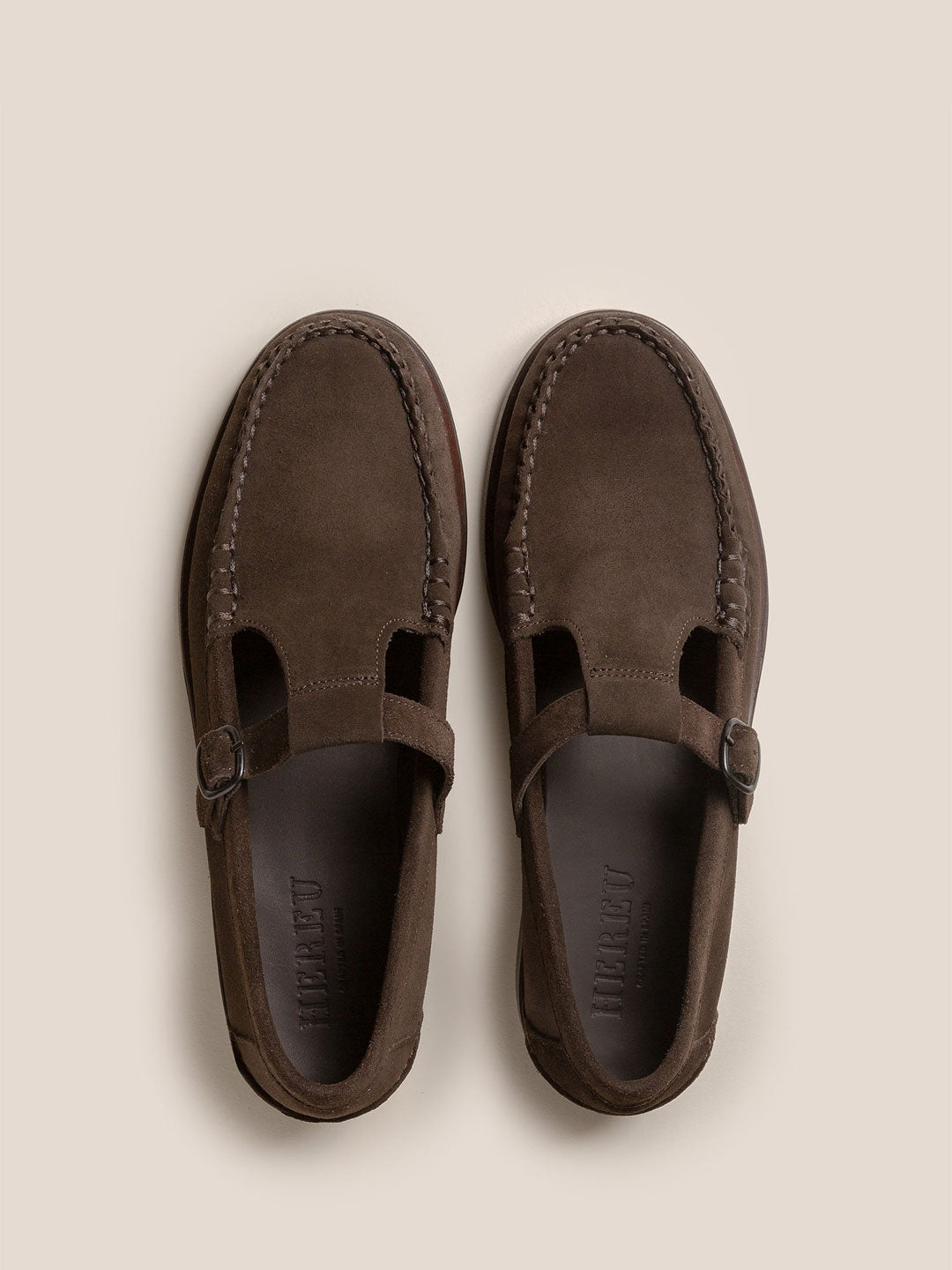 ALBER SUEDE - Men's T-bar Loafer