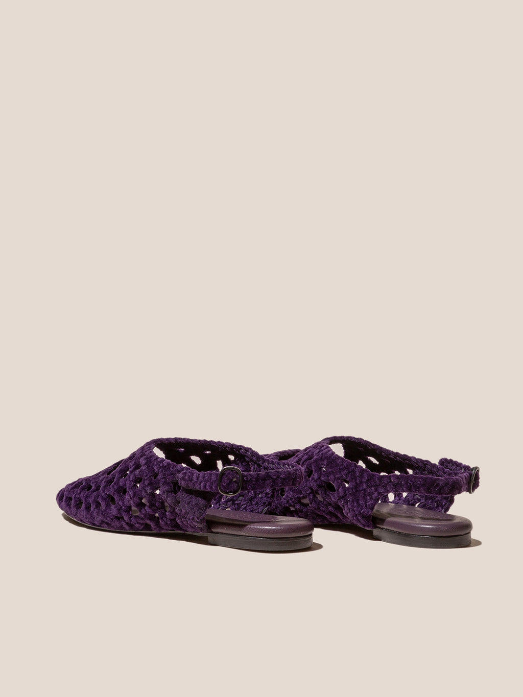 EMPURIA VELVET - Woven Slingback Sandal