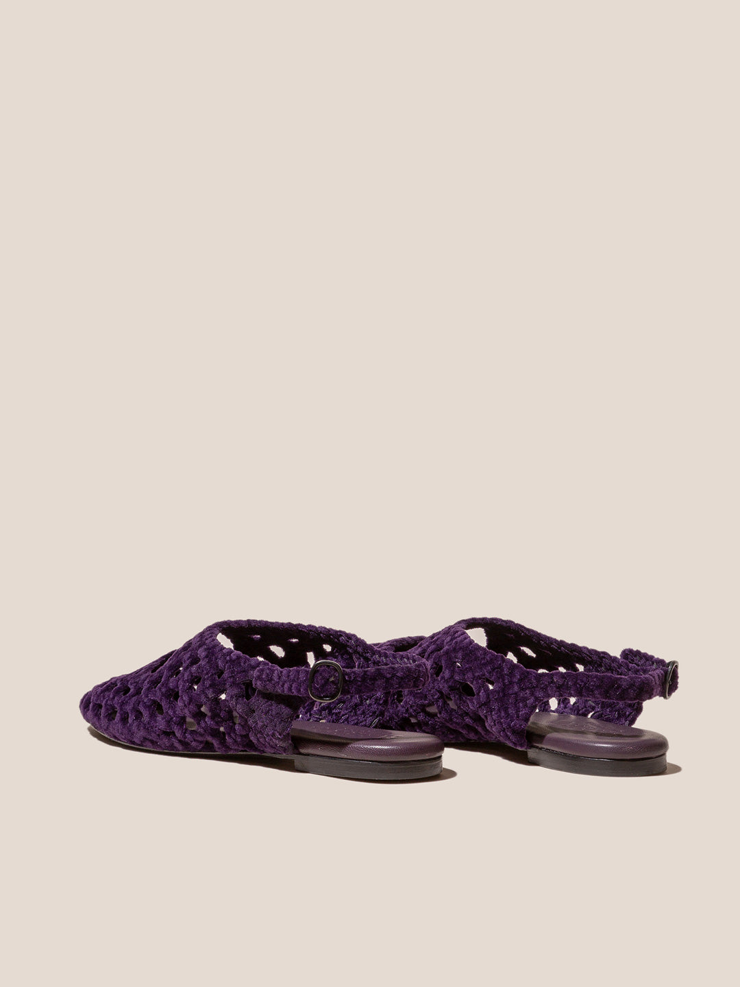 EMPURIA VELVET - Woven Slingback Sandal
