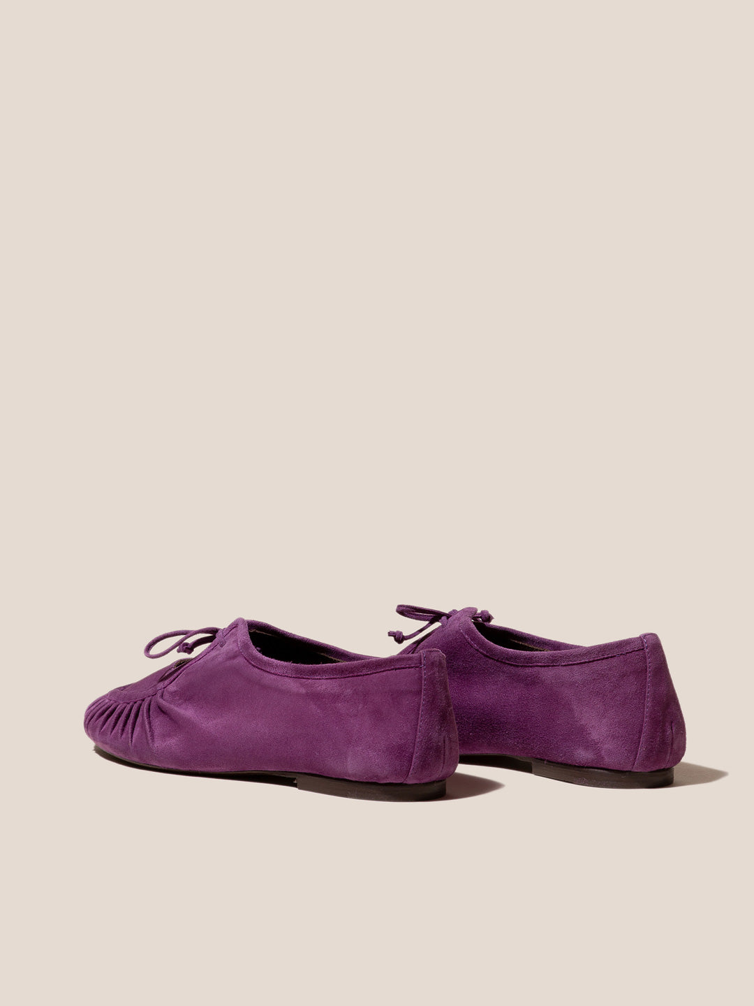COVETA SUEDE - Pleated Lace-up Loafer