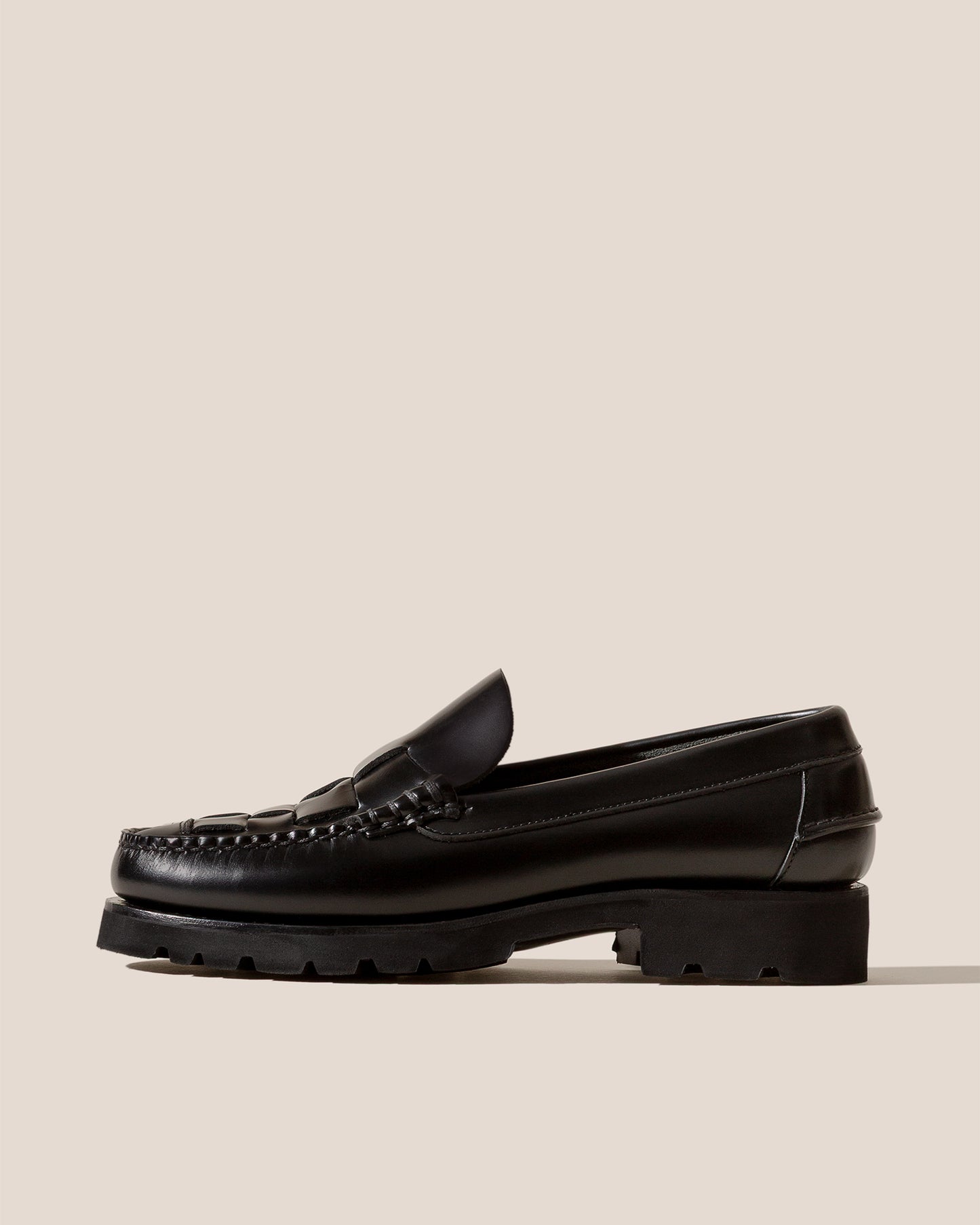 NOMBELA R SPORT - Tread Sole Interwoven Detail Slip-On Loafer