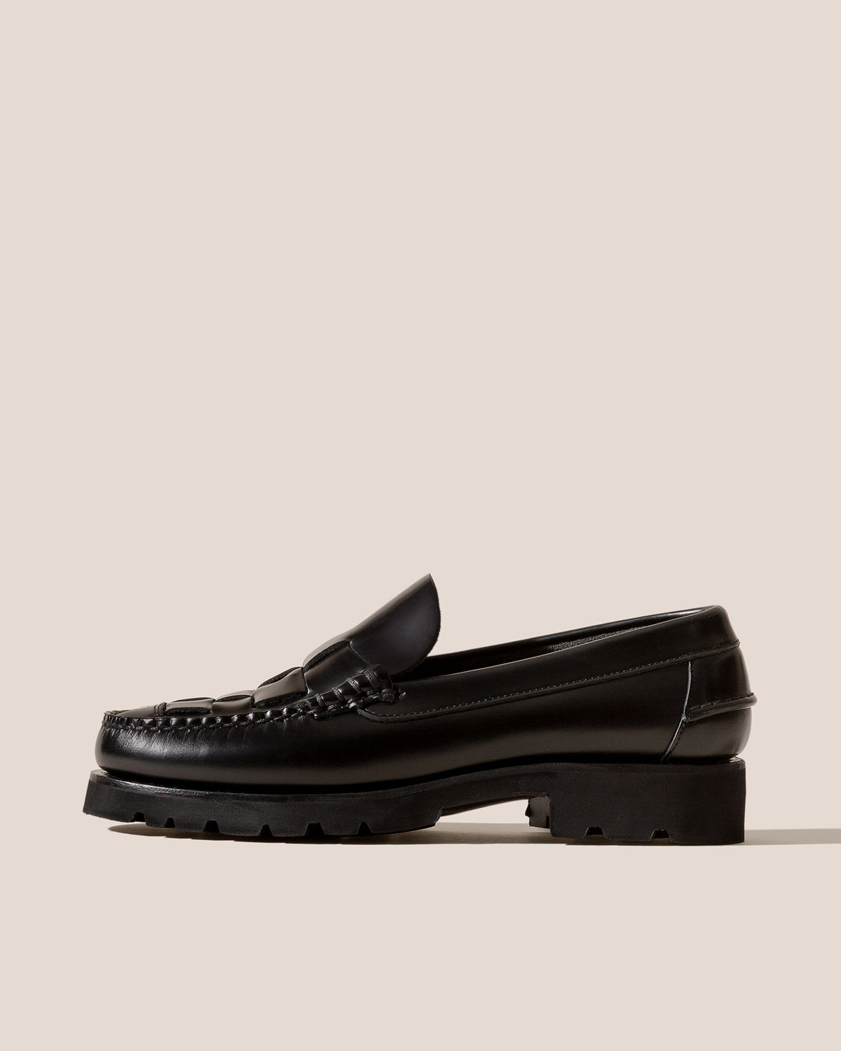 NOMBELA R SPORT - Tread Sole Interwoven Detail Slip-On Loafer