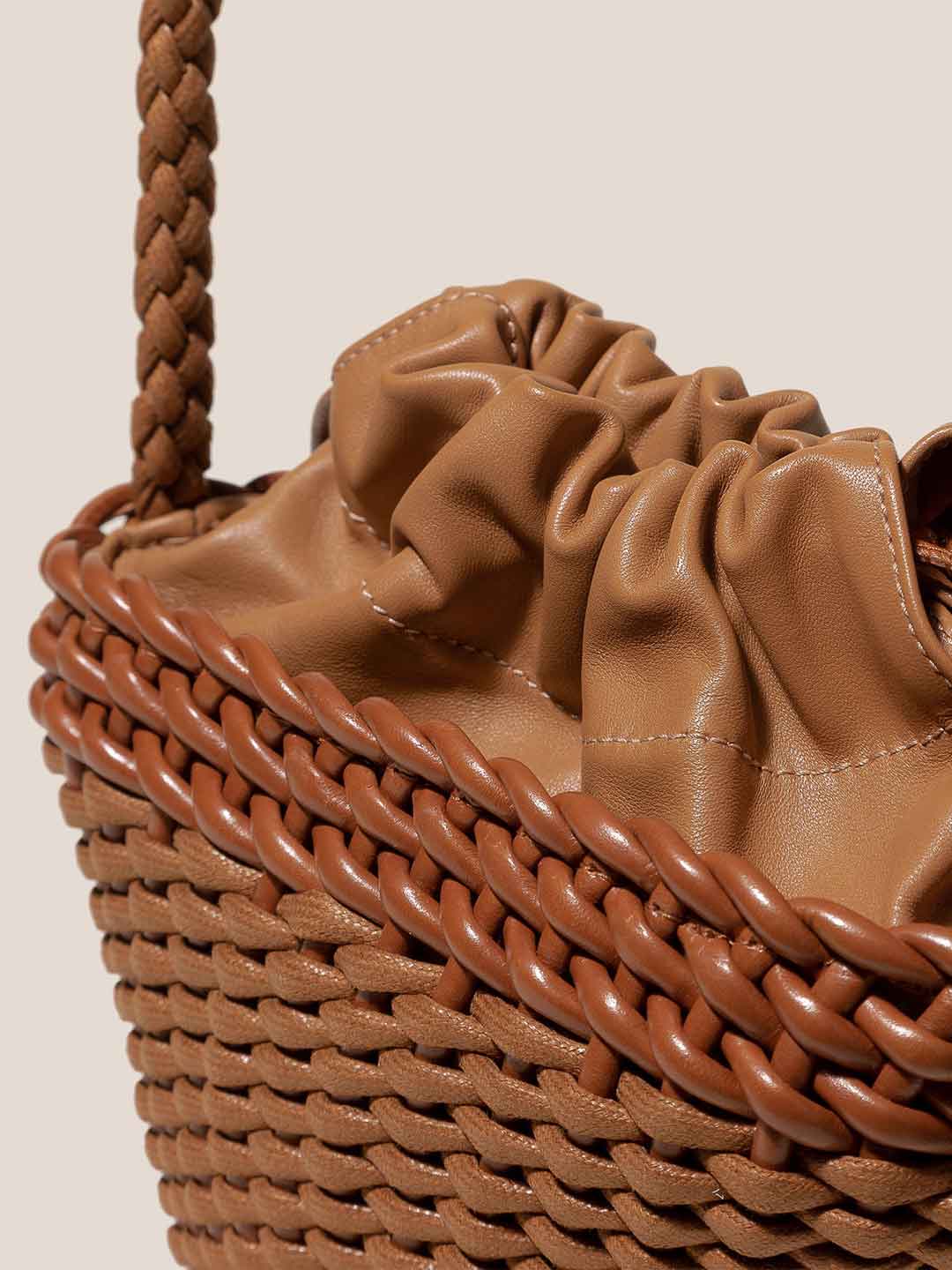 FIOL - Hand-Braided Mini Crossbody Bag - HEREU JAPAN Official