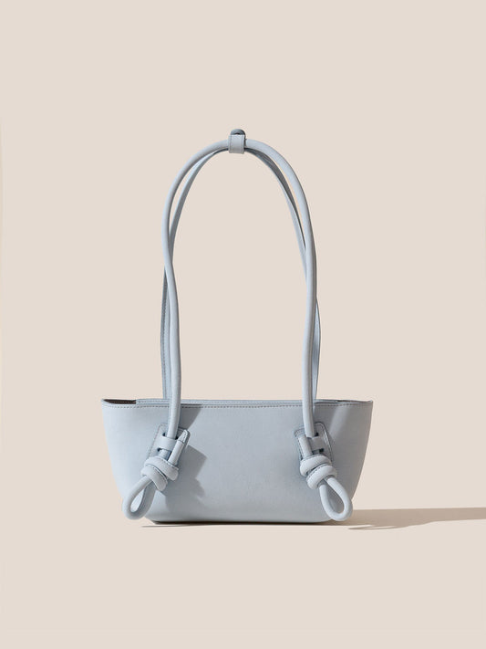 FLECA MINI SHOULDER NOBUCK - Knotted-handle Shoulder Bag