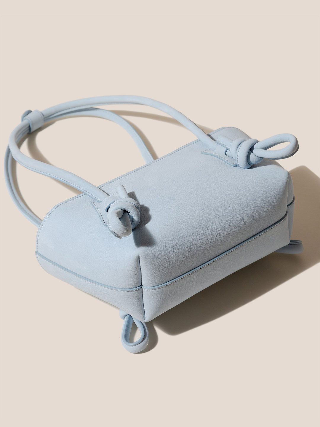 FLECA MINI SHOULDER NOBUCK - Knotted-handle Shoulder Bag