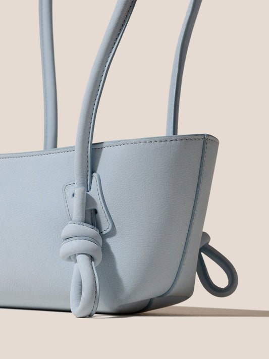 FLECA MINI SHOULDER NOBUCK - Knotted-handle Shoulder Bag