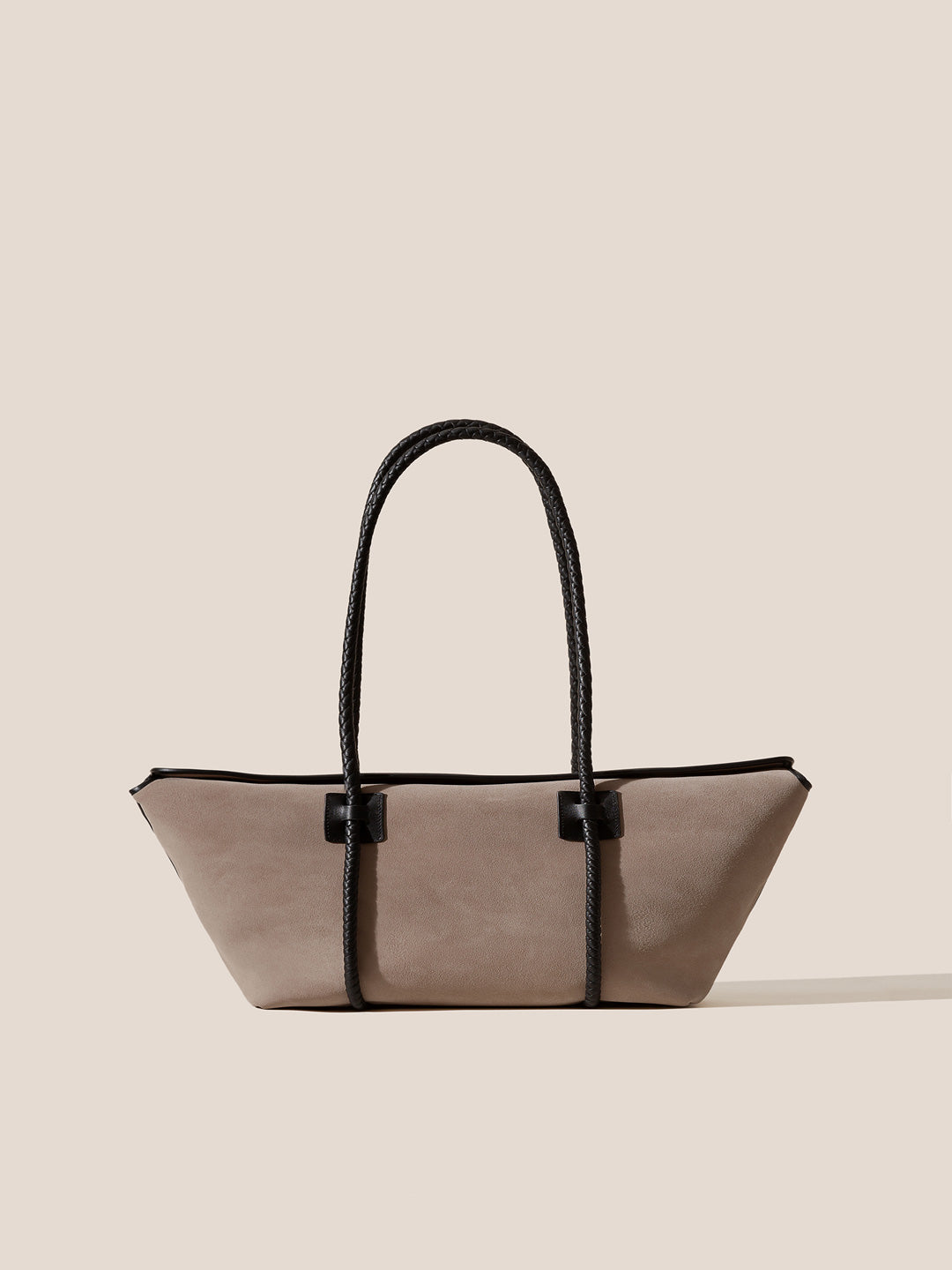 FORNA SUEDE - Leather-Framed Shoulder Bag