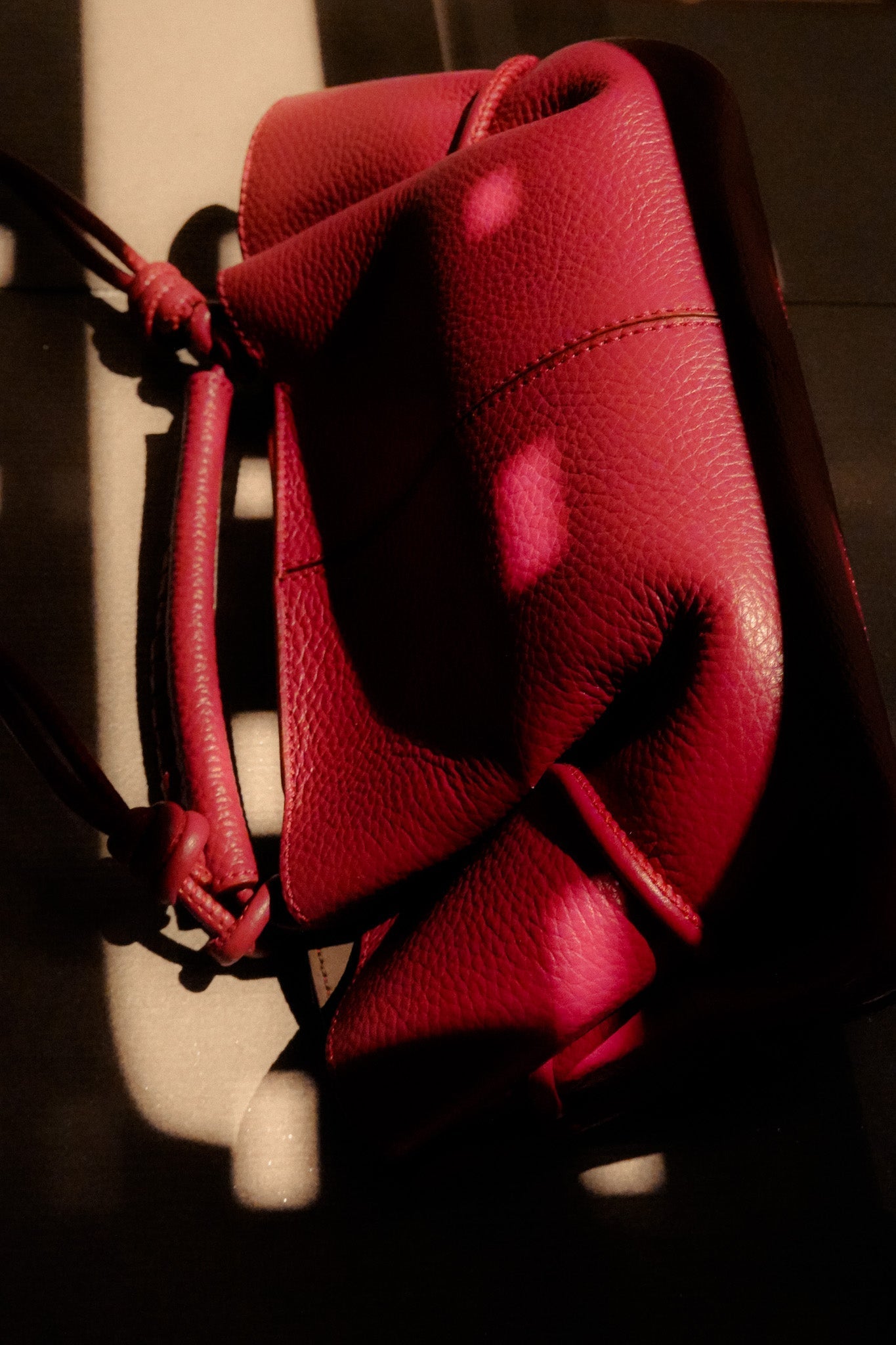 ARTA MINI GRAINY - Pleated Crossbody Bag