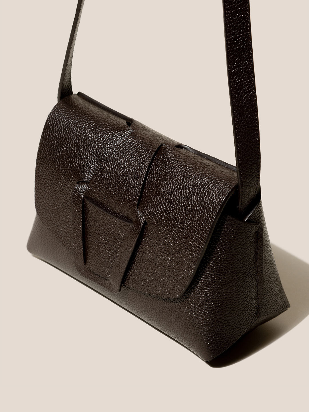 MABRA CROSSBODY GRAINY - Woven Detail Crossbody Bag