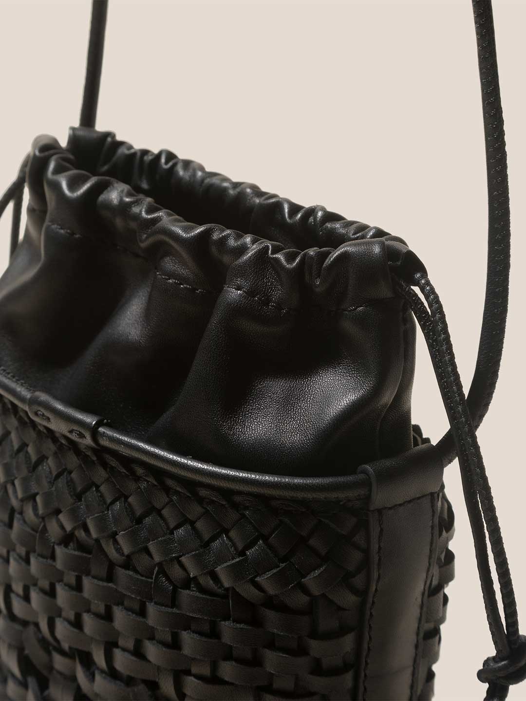 PALAU - Hand Braided Mini Bucket Bag