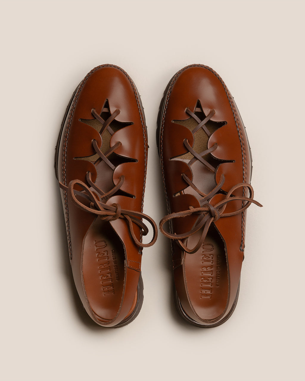 美品✨　HEREU 37 Slingback Loafer ローファー　へリュー PETAL - Tread Sole Slingback Loafer - Tan - HEREU JAPAN Official