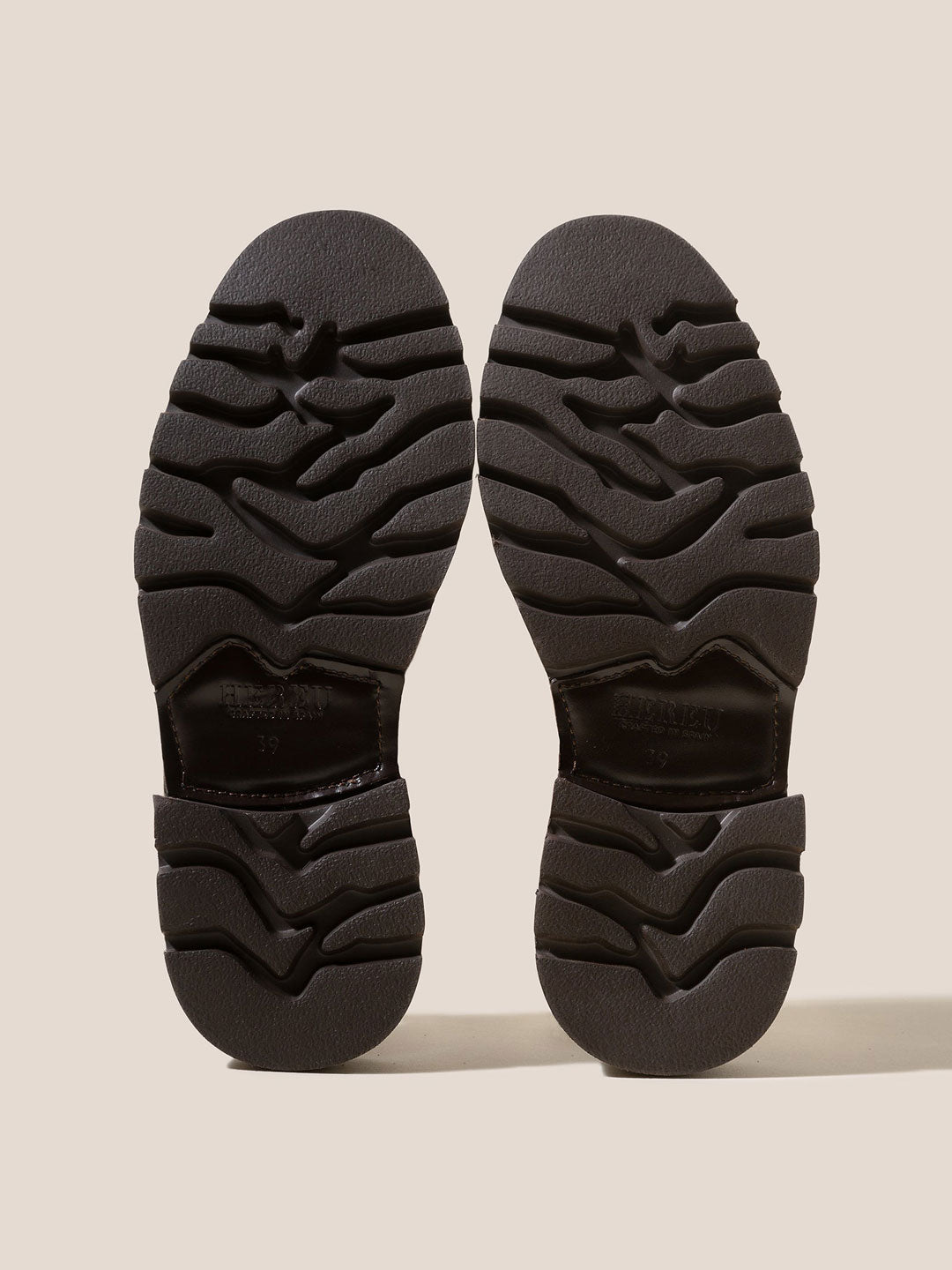 PETAL - Tread Sole Slingback Loafer - Black - HEREU JAPAN Official