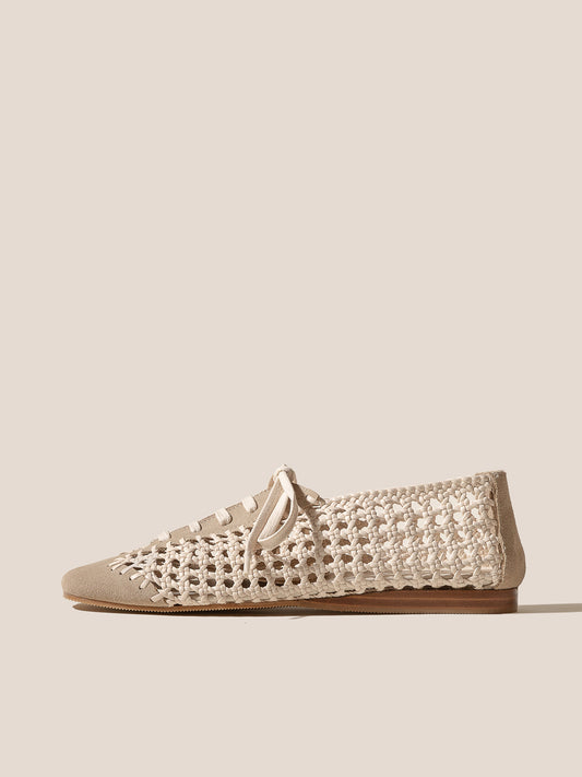 PORTIU - Woven Lace-up Shoe