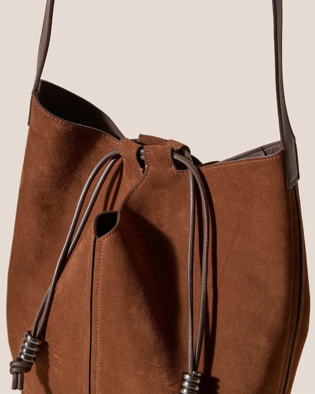 RIBA SUEDE - Bucket Shoulder Bag