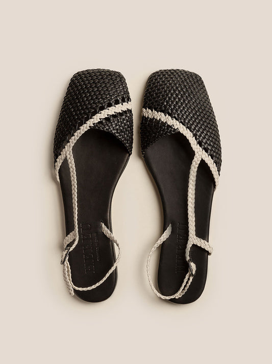 RONDAIA - Woven Asymmetrical Sandal