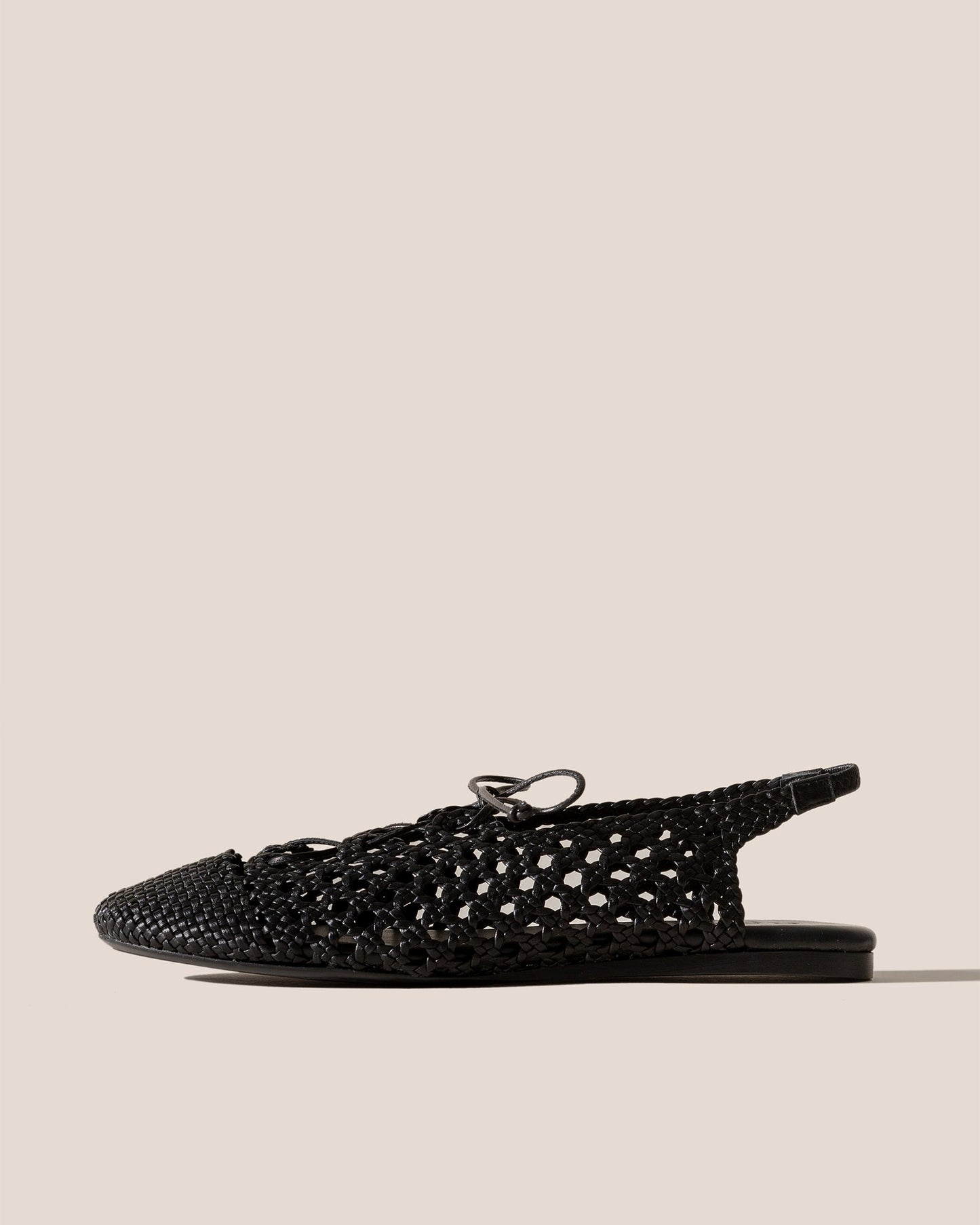 SARDANA - Lace-up Woven Slingback Pump