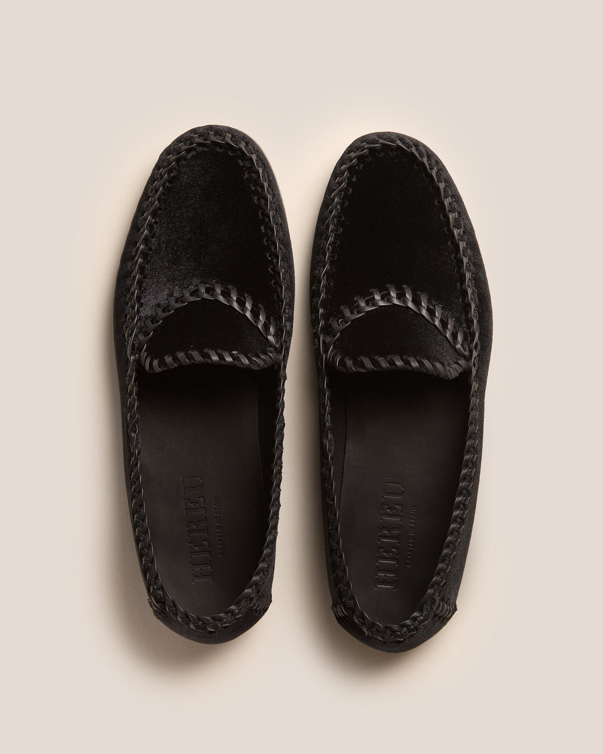 SASTRE VELVET - Braided Seams Pull-on Loafer