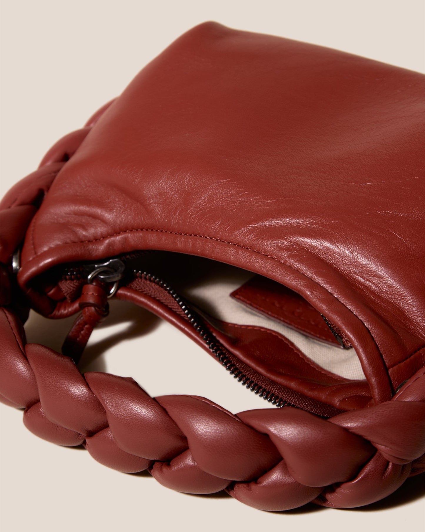 ESPIGA MINI - Plaited Padded-detail Shoulder Bag